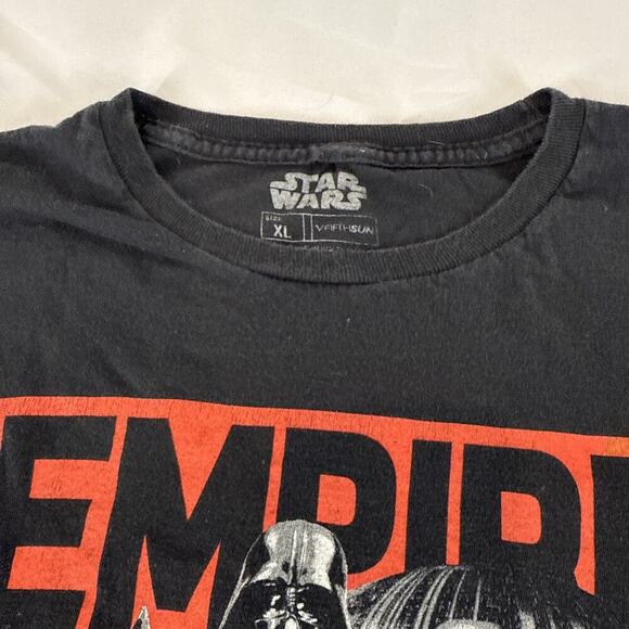 Star Wars Black Galactic Empire Graphic T-Shirt Size XL - Picture 7 of 8